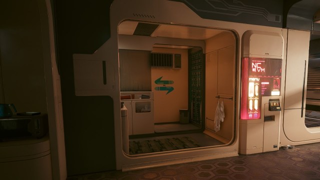 Cyberpunk 2077 Apartment Bathroom