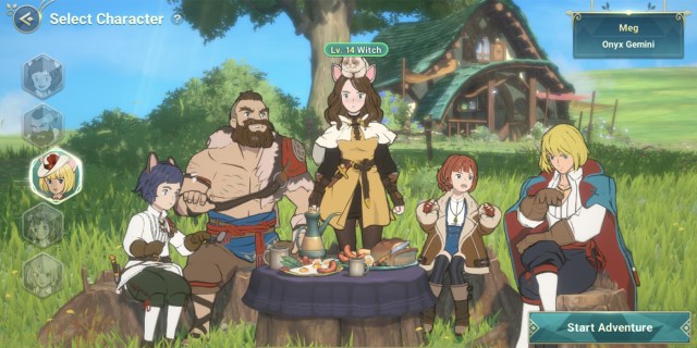 screenshot of all ni no kuni cross worlds characters