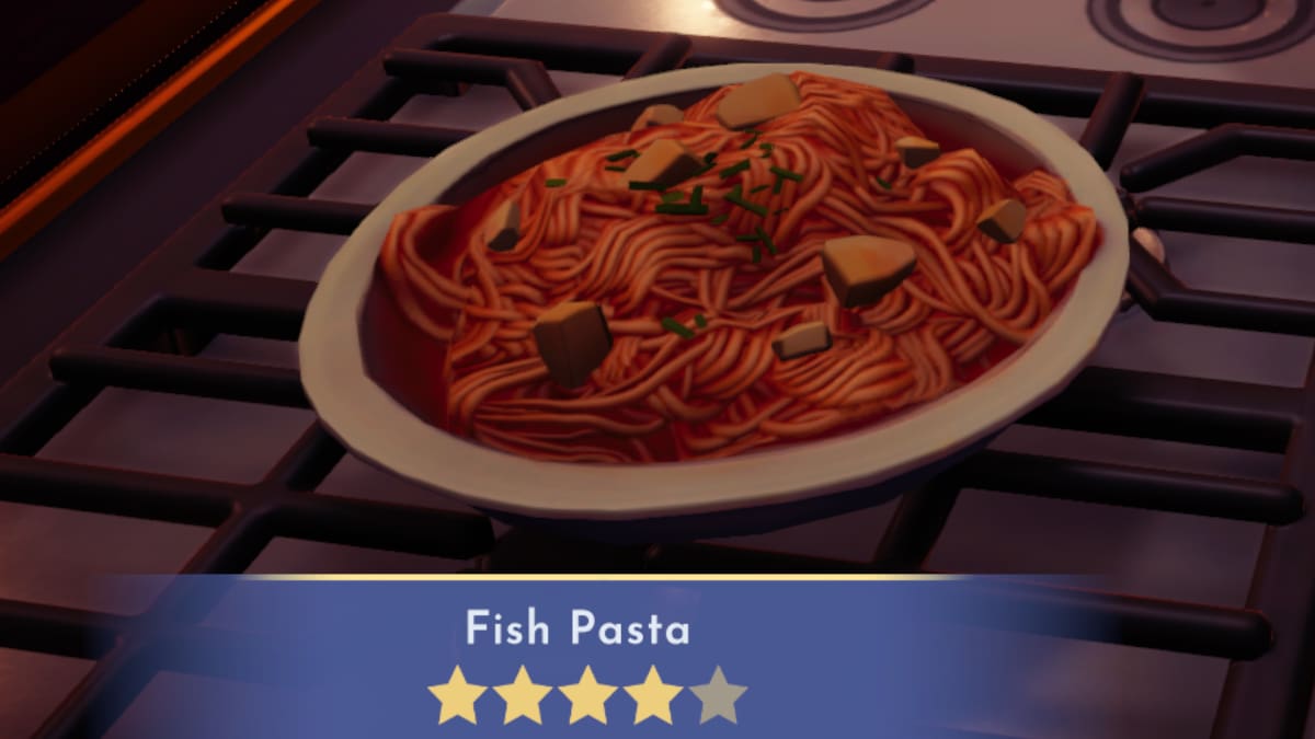 Disney Dreamlight Valley Fish Pasta