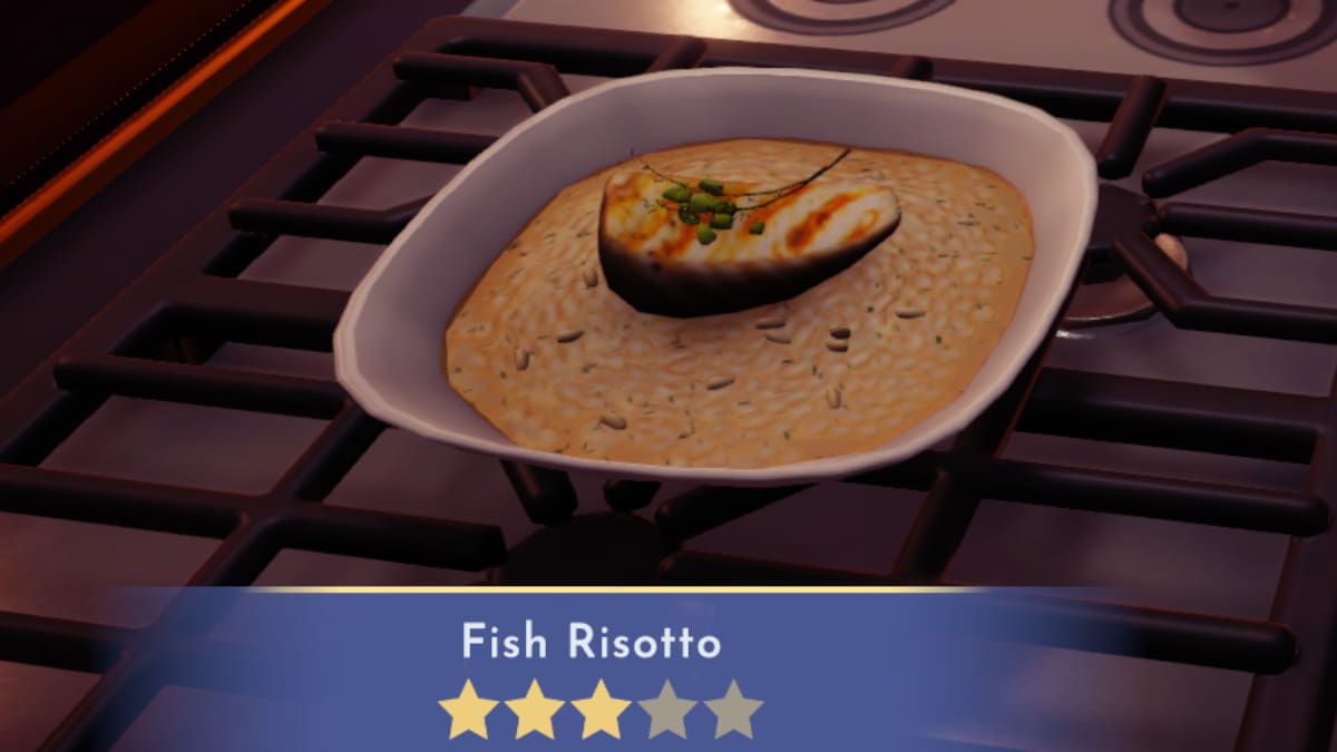 Disney Dreamlight Valley Fish Risotto