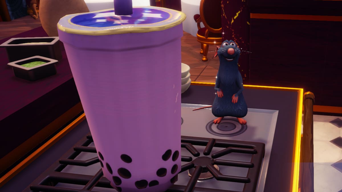 Raspberry Boba Tea Disney Dreamlight Valley