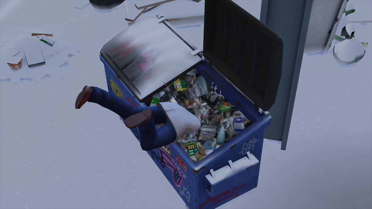 Dumpsters in The Sims 4 Eco Lifestyle