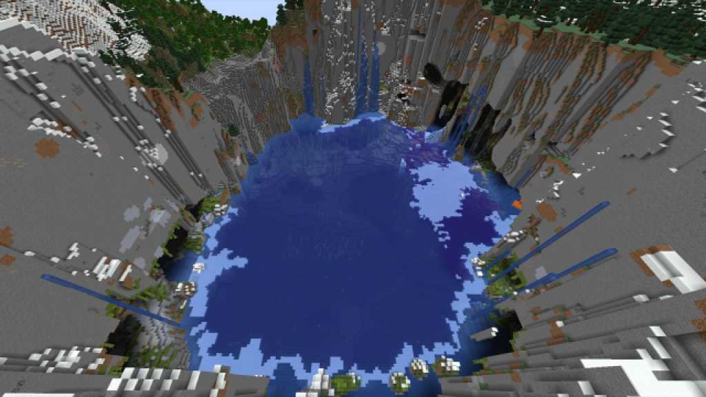 Lush Sinkhole Minecraft Seeds