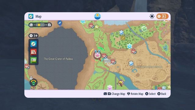 Pokemon Scarlet and Violet Tera Raids Unlock Map