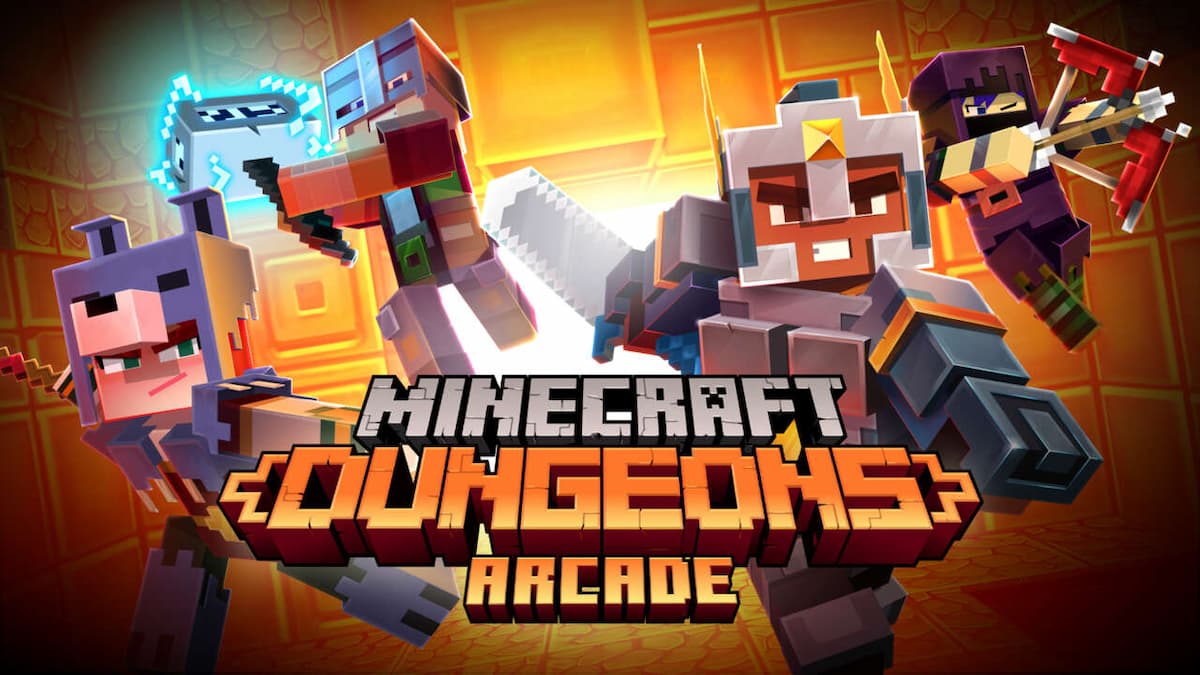 Minecraft Dungeons Arcade Cards