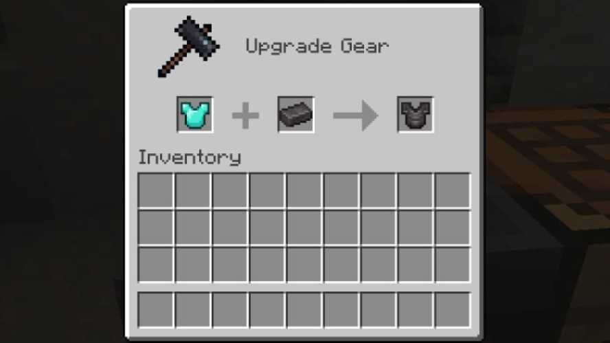 Minecraft Making Netherite Armor