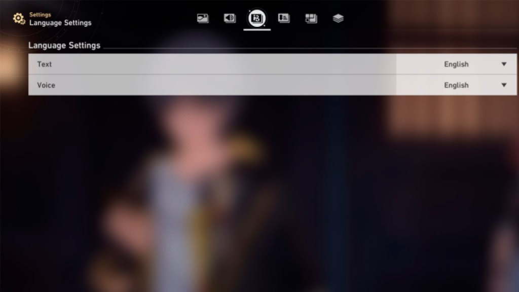 Honkai Star Rail Language Settings Options