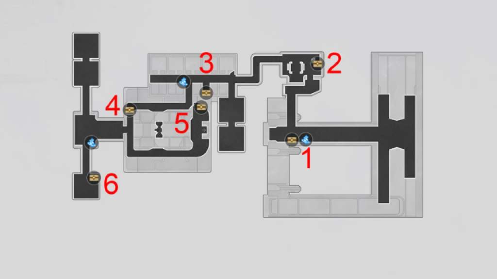 Honkai Star Rail Supply Zone Treasure Map