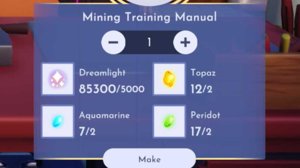 Mining Training Manual Recipe DDLV