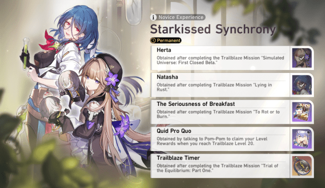 Starkissed Synchrony featuring Herta and Natasha from Honkai: Star Rail