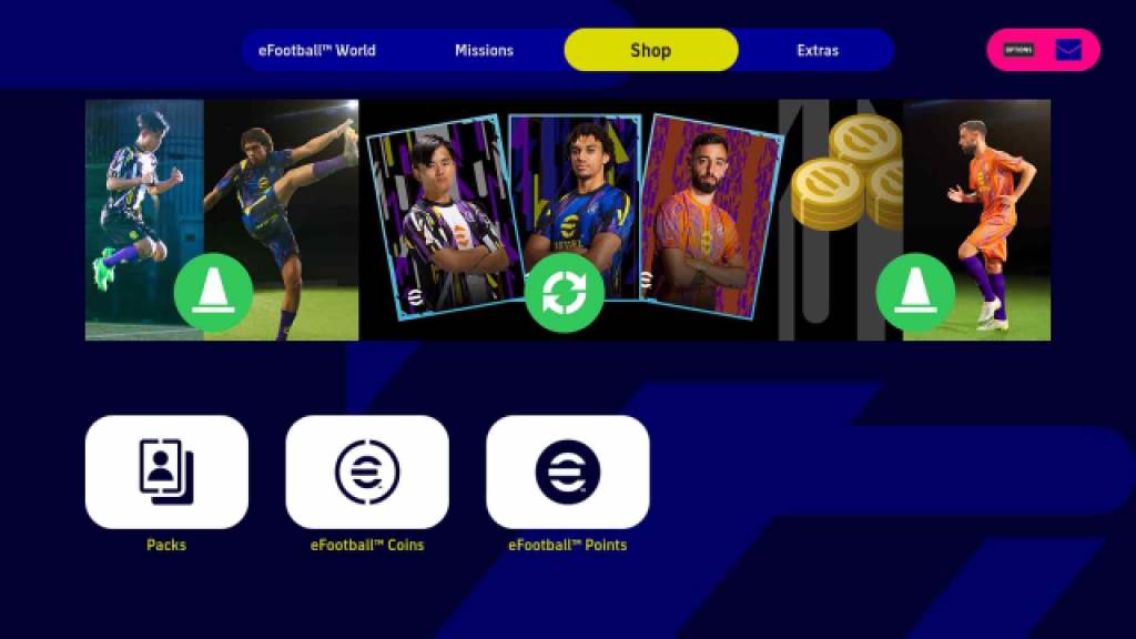 eFootball 2023 | In-Game Main Menu