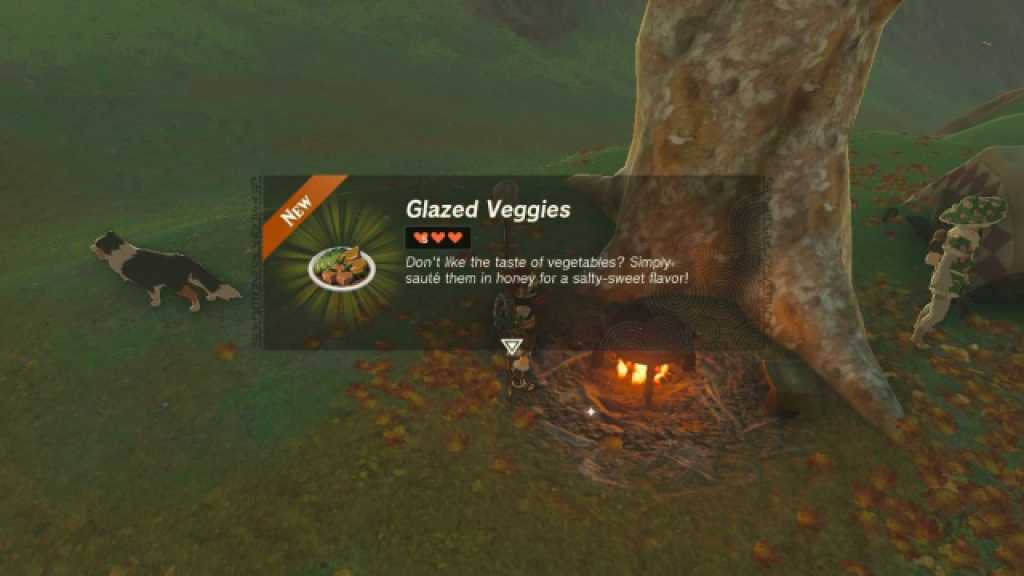 Tears of the Kingdom Glazed Veggies Result