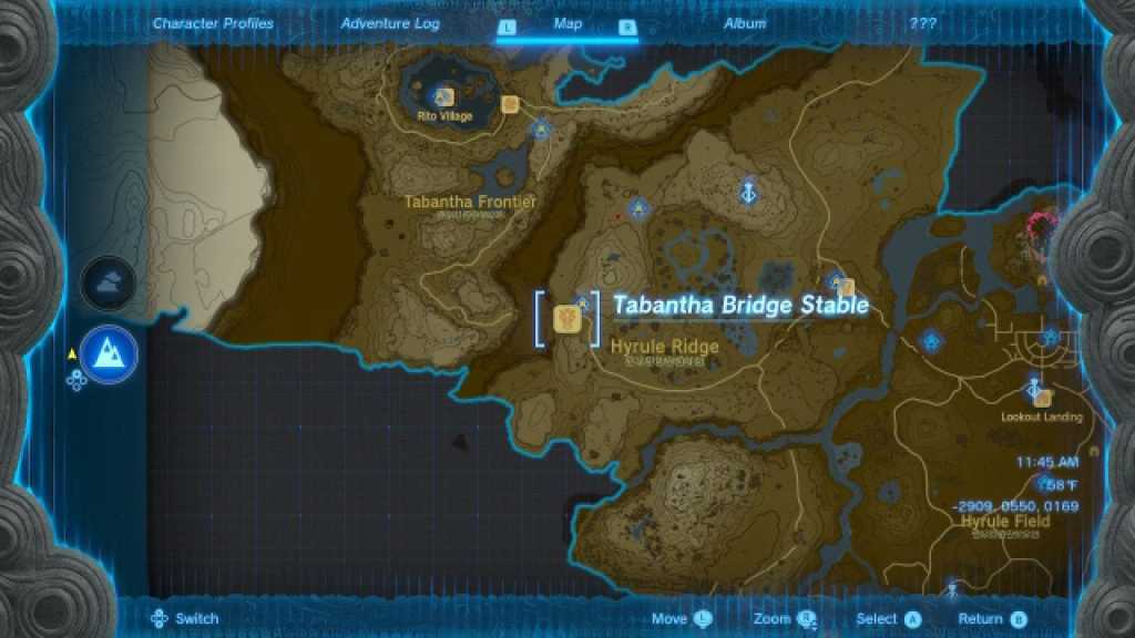 Tears of the Kingdom Tabantha Bridge Stable Location