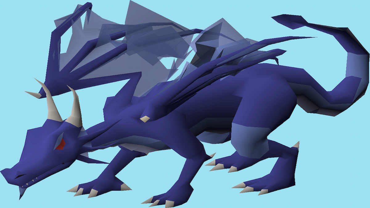 Old School RuneScape - Brutal Blue Dragon