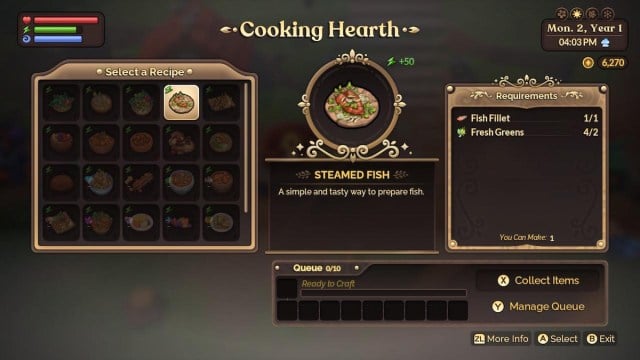 Fae Farm Cooking Hearth