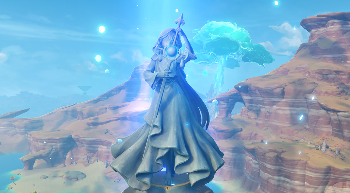 Genshin Impact Statue of the Seven Fontaine Featured