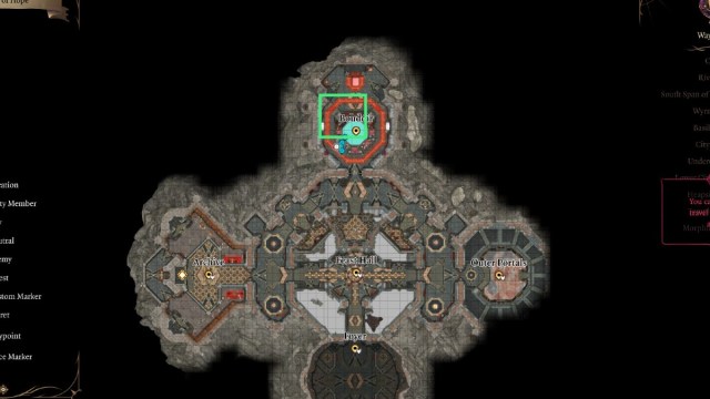 House of Hope map BG3