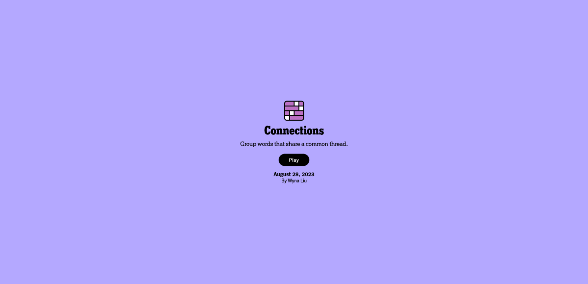 Connections Answers August 28, 2023