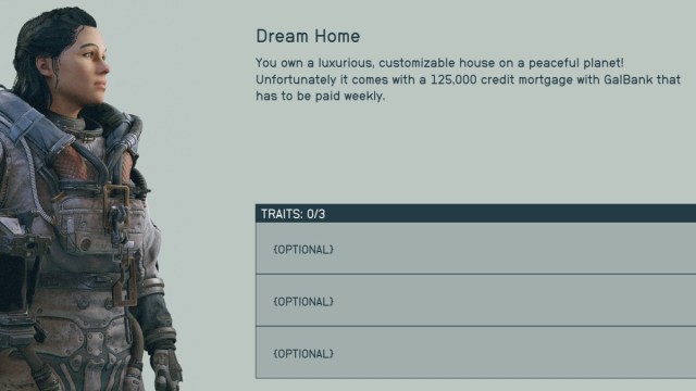 Starfield Dream Home Trait