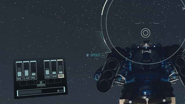 A screenshot of the Starfield Grav Drive