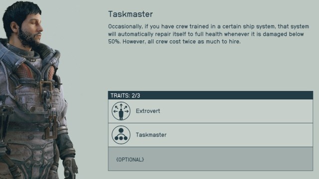 Starfield Taskmaster Trait