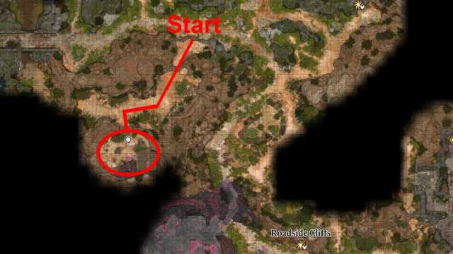 Baldur's Gate 3 Harper Hidden Cache Map Location