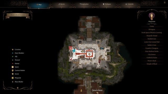 Screenshot map location of Helldusk boots