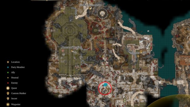 Map to Plaque Puzzle in Baldur's Gate 3