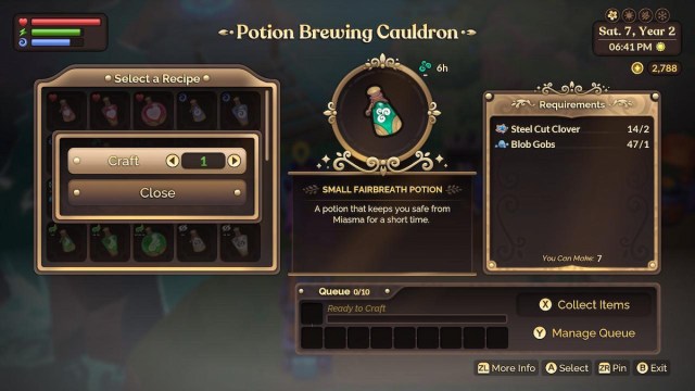 Fae Farm Fairbreath Potion