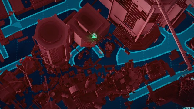 Cyberpunk 2077 Militech Data Terminal 3 Map