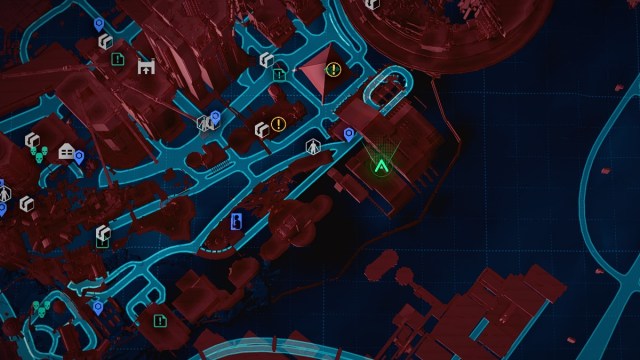 Cyberpunk 2077 Militech Data Terminal 6 Map