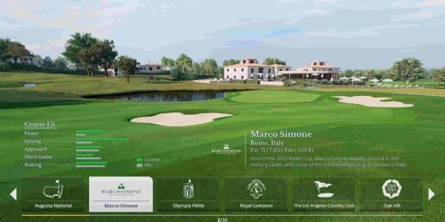 New Golf course: Marco Simone Golf & Country Club in Ryder Cup