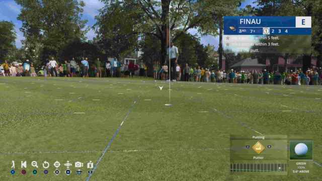 low zoom view in PGA Tour 