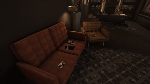 Payday 3 Dirty Ice QR Code on Couch in Manager's Office