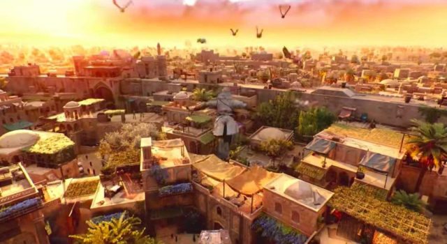 assassin's creed mirage a view of the city baghdad