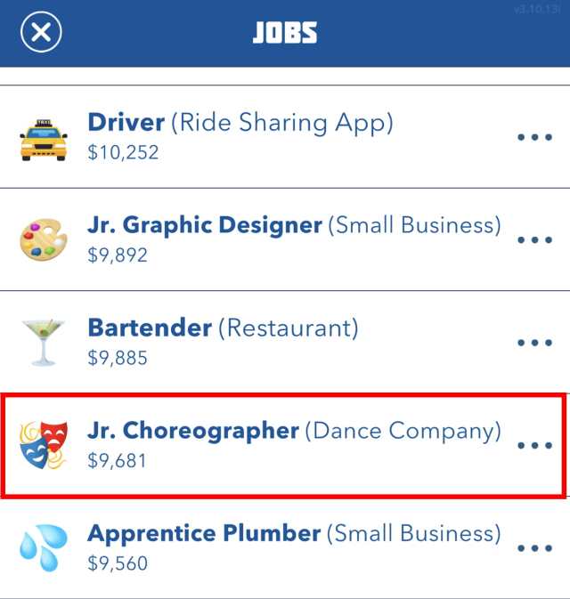 BitLife Choreographer Job