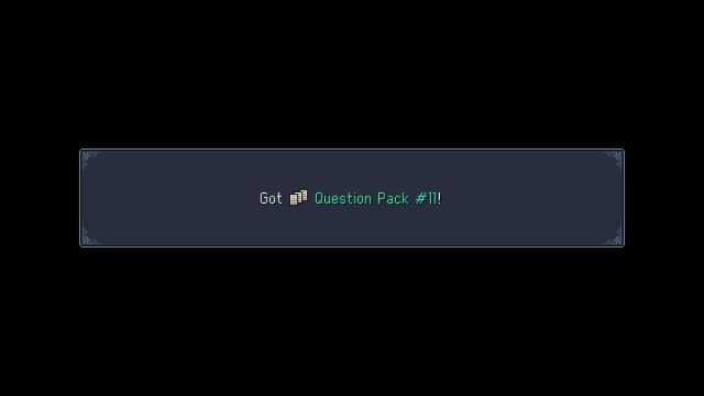 Screenshot of Question Pack #11 in Sea of Stars.