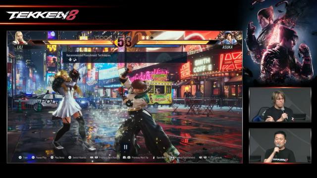 Tekken 8 Replay Training as shown at Tokyo Game Show 2023