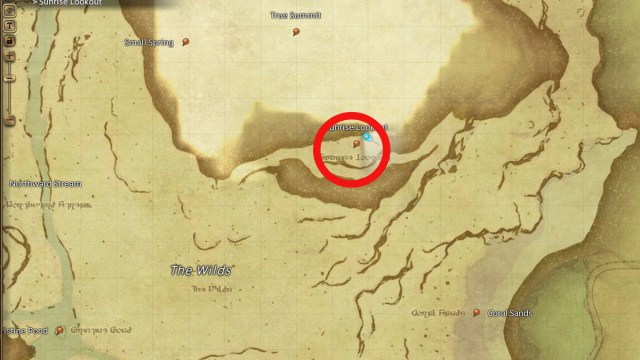 FFXIV Island Durium Sand Location