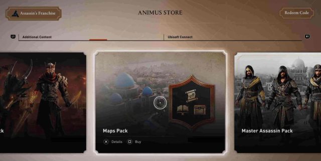 Assassin's Creed Mirage all gear packs and rewards online store