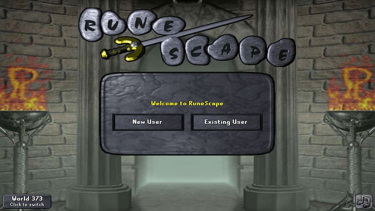 OSRS Log in Screen