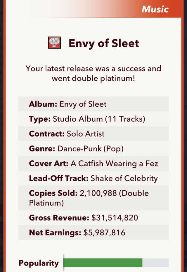 BitLife Double Platinum album