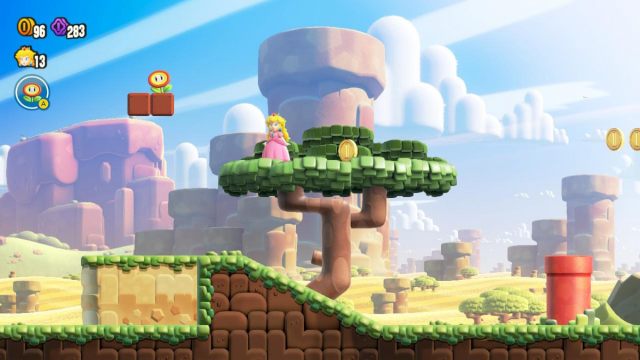 Fire flower power-up in Super Mario Bros Wonder