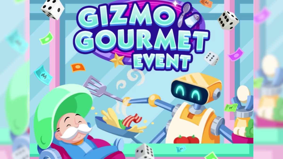 Monopoly GO Gizmo Gourmet event promotional art.