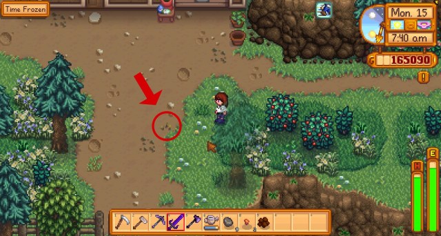 Artifact Spots in Stardew Valley