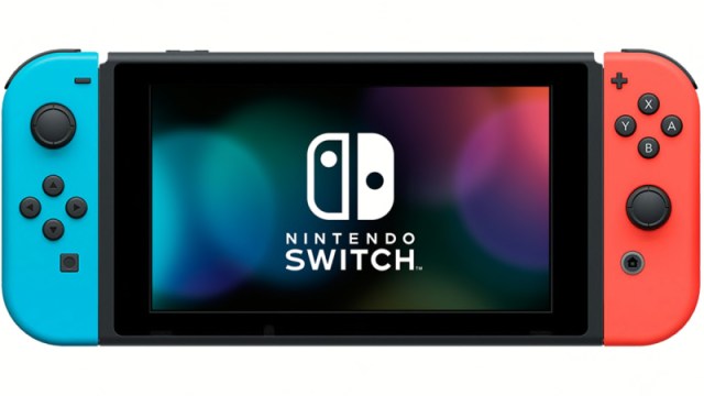 An image of a Nintendo Switch in handheld mode.