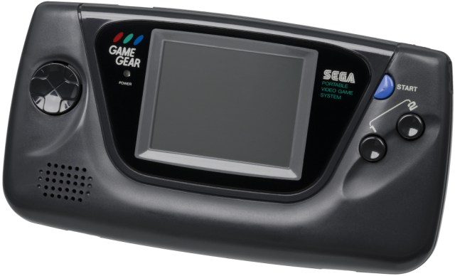 An image of the Sega Game Gear handheld system.