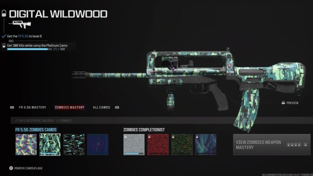 Platinum Camo MW3