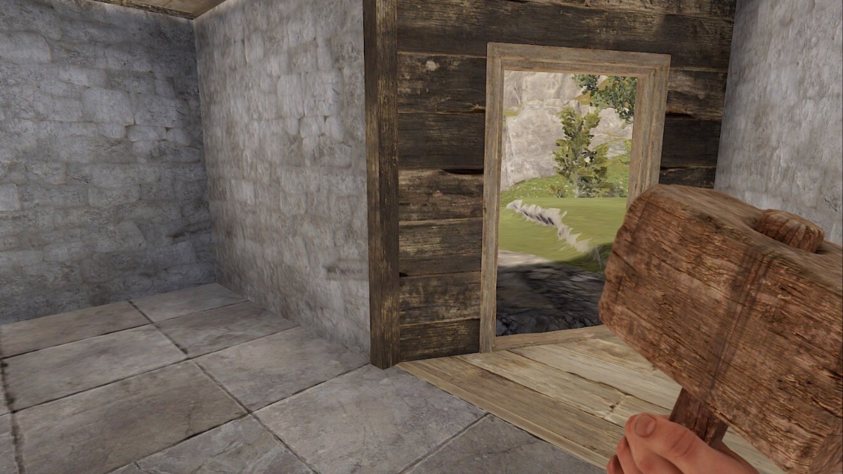 Rust Demolish Walls With Hammer