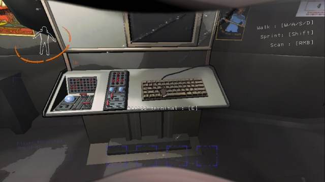 Lethal Company screenshot of the ship terminal. 